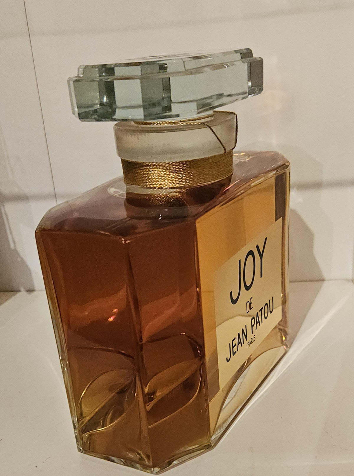 Vintage Joy De Jean Patou Large Factice "dummy" Store Display Bottle
