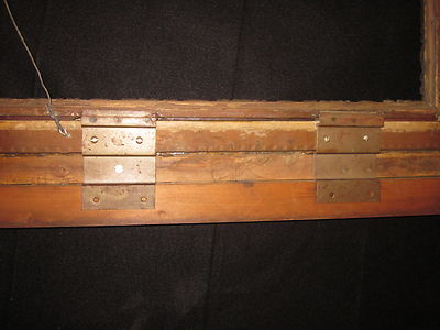 Antique Ornate Copper Tinted Wood Picture Frame