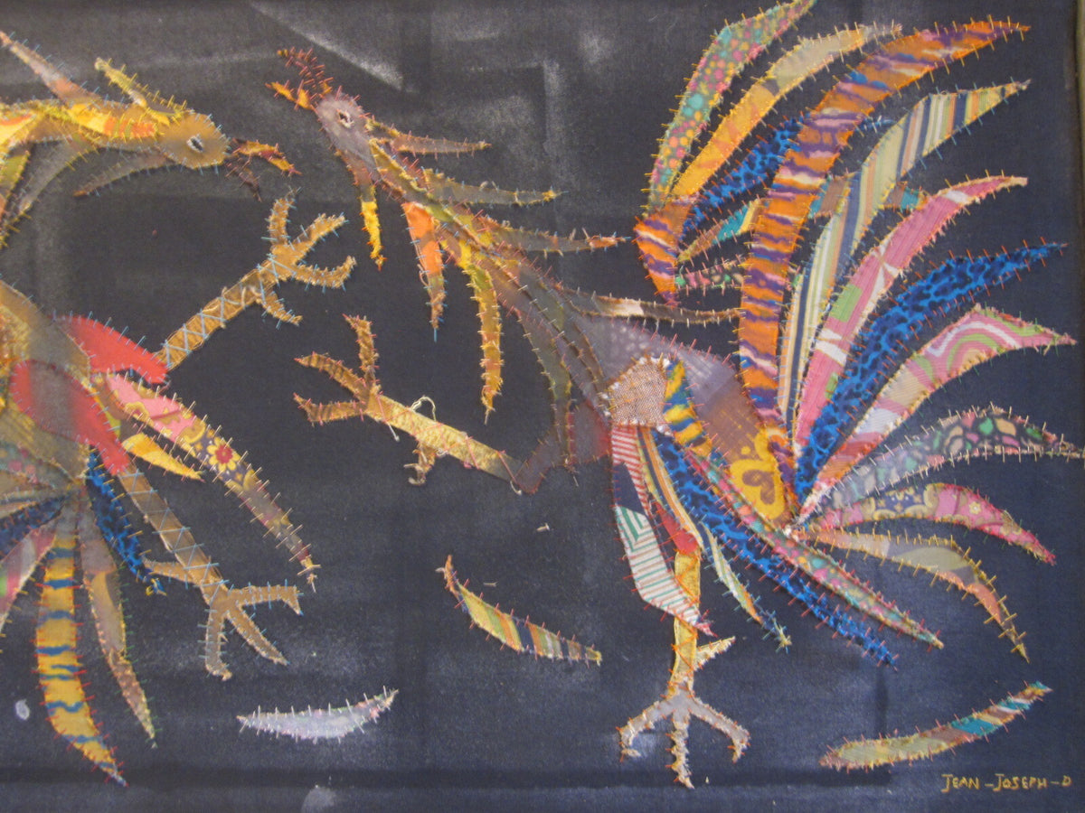 Haitian Voodoo Flag by Jean Baptiste Jean Joseph