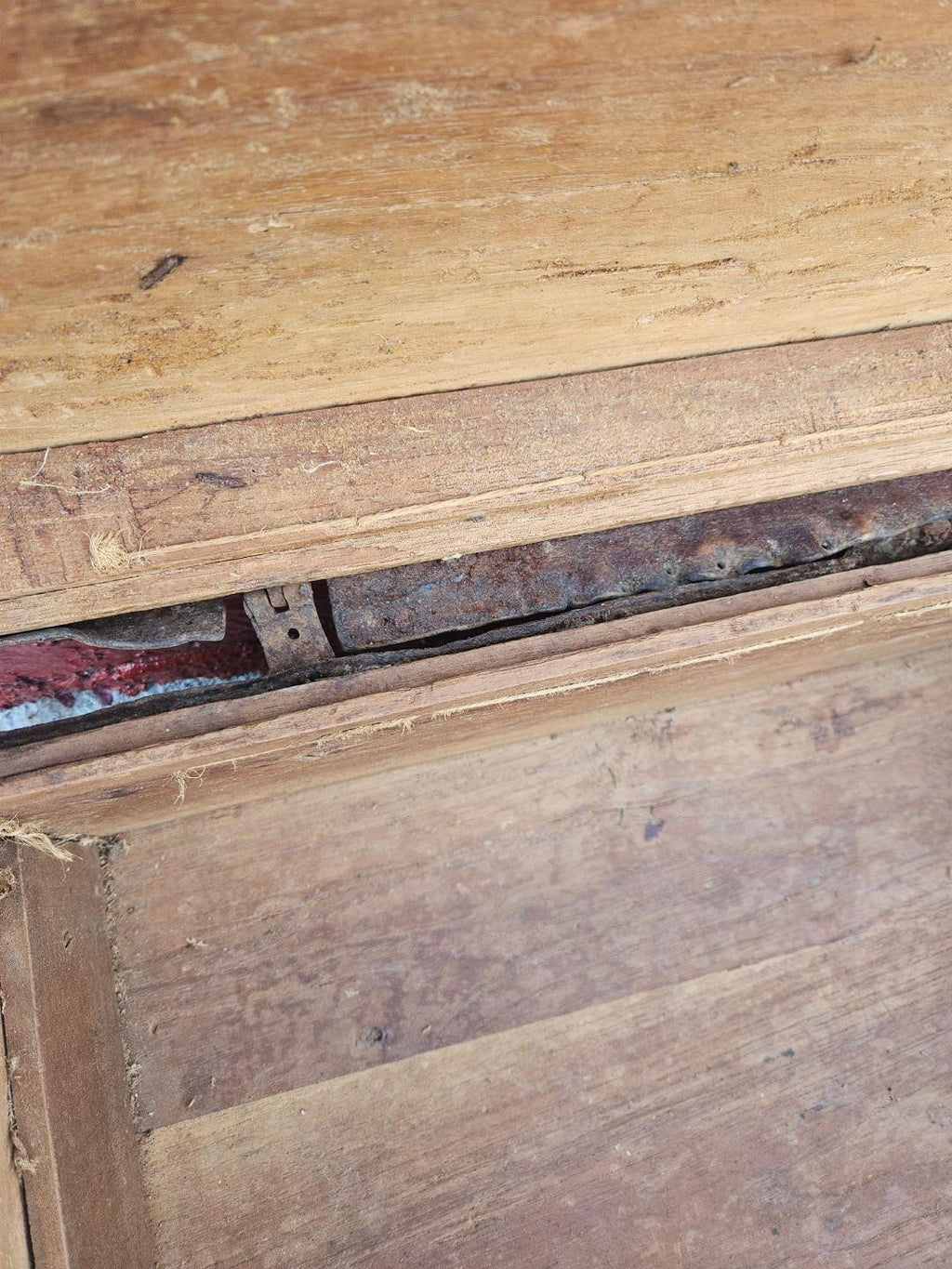 Antique Spanish Colonial Petaca Tooled Leather Coffer Box Trunk 18th Century