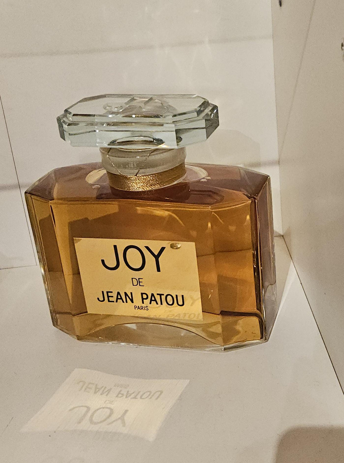 Vintage Joy De Jean Patou Large Factice "dummy" Store Display Bottle