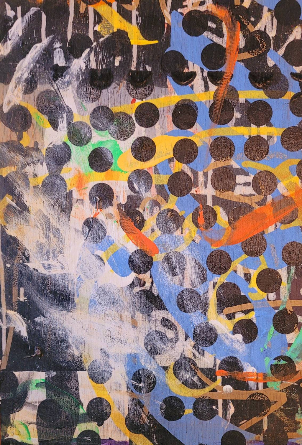 1990s Chris Peldo Original Acrylic Painting and Silkscreen for Absolute Vodka Series