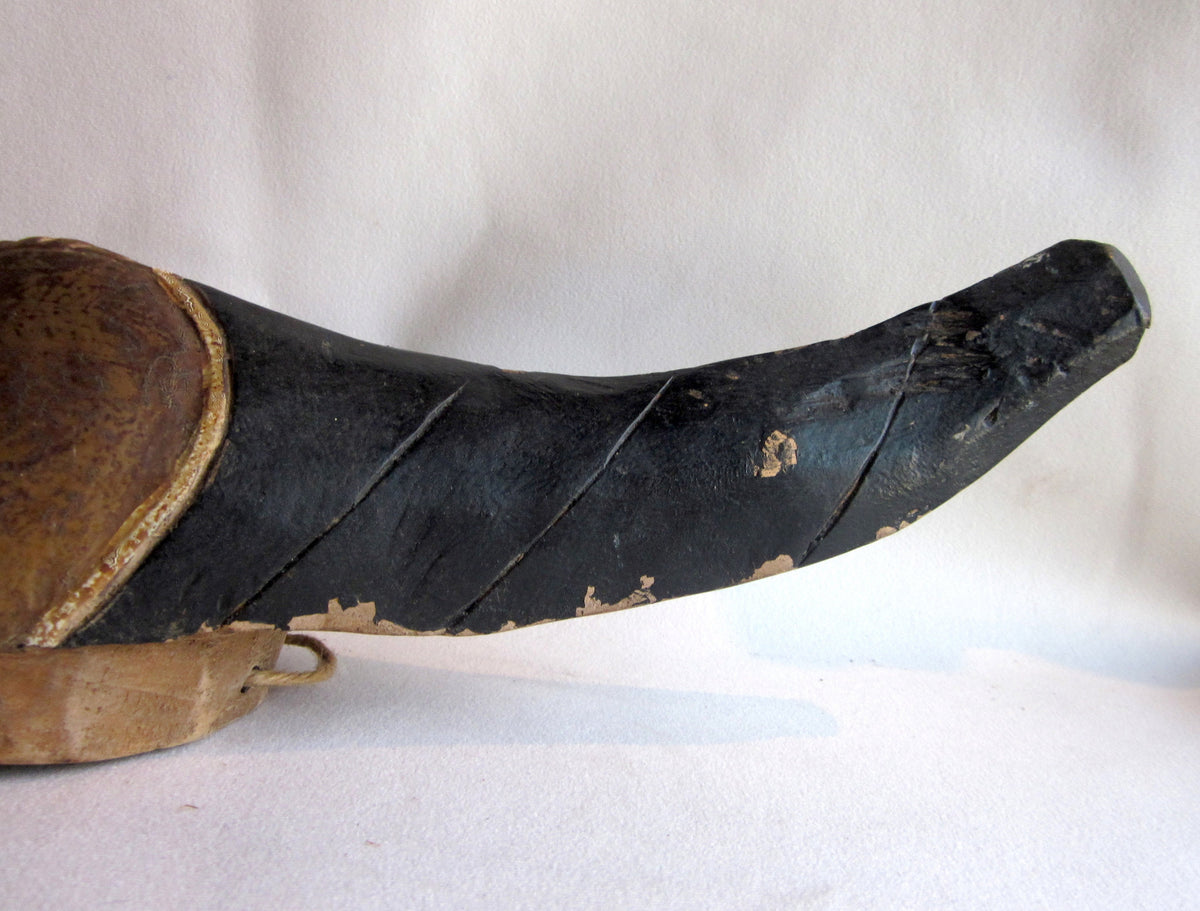 Vintage Baule Portrait Mask, West African Wood Carving, Tribal Art