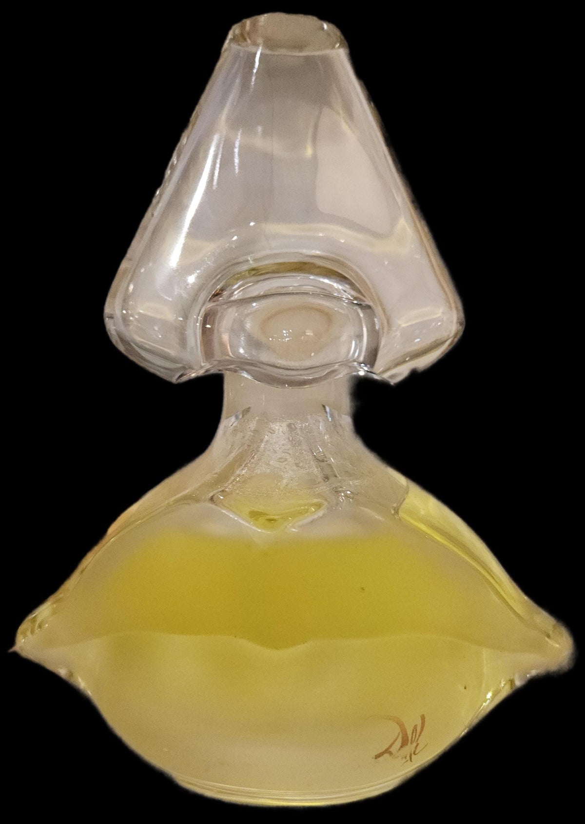 Giant Factice Dummy Salvador Dali Lips Nose Perfume Bottle 8 Inches high!