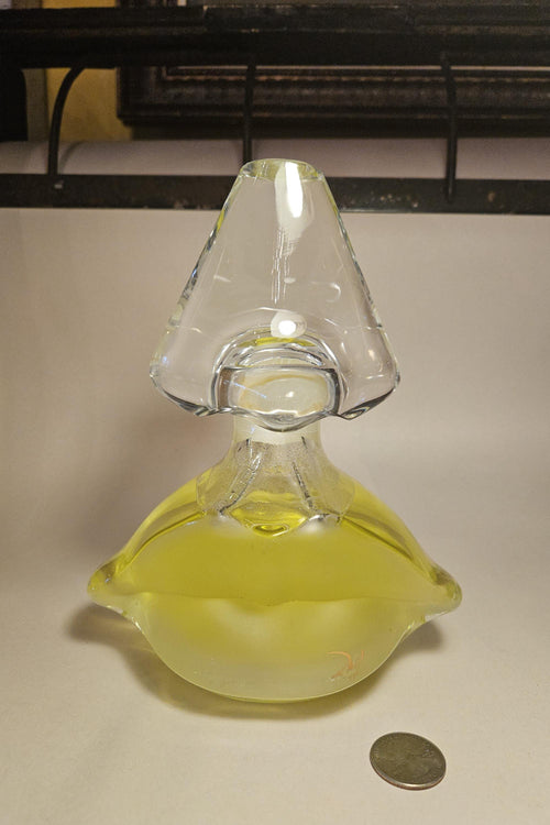 Giant Factice Dummy Salvador Dali Lips Nose Perfume Bottle 8 Inches high!