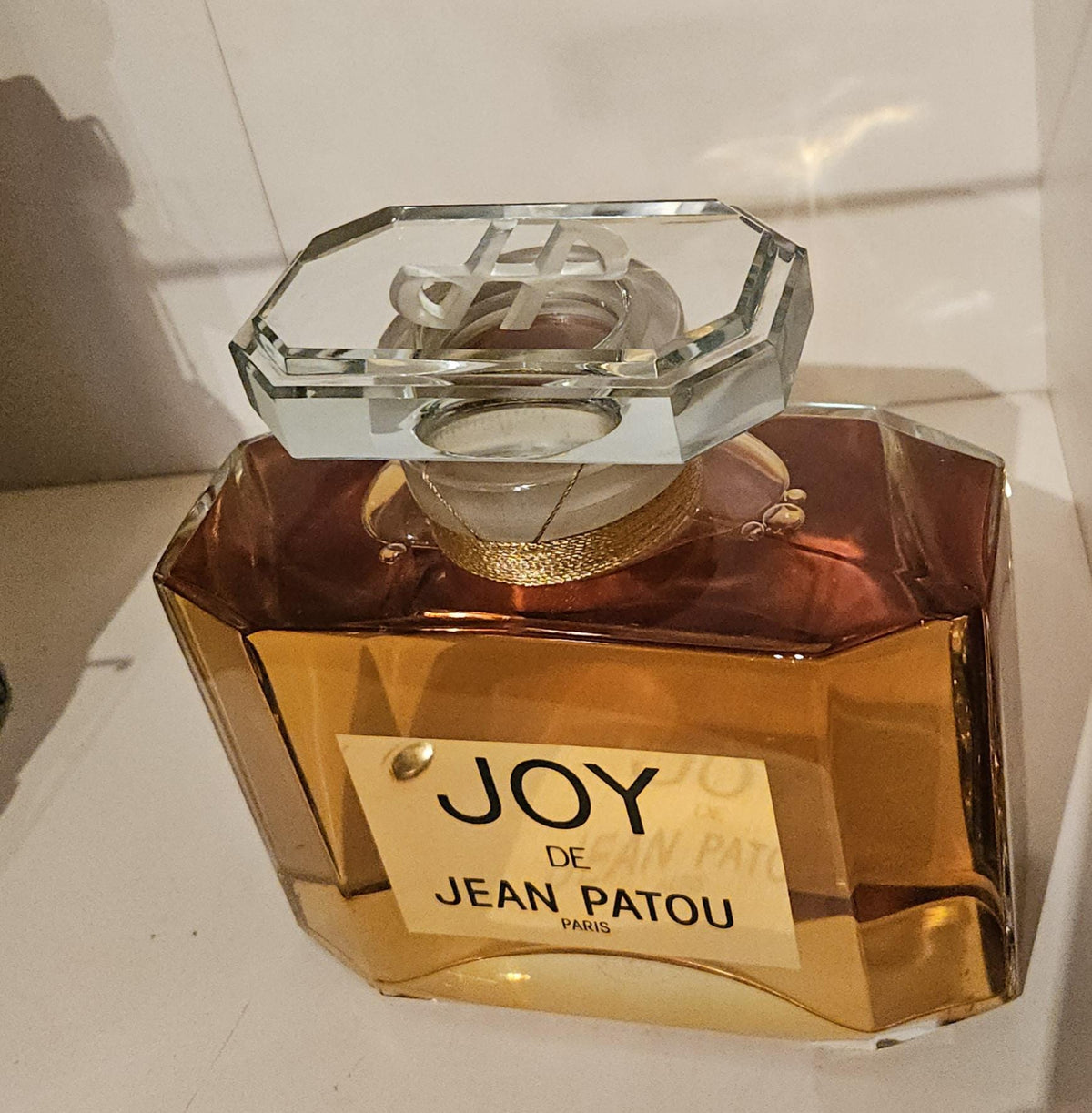 Vintage Joy De Jean Patou Large Factice "dummy" Store Display Bottle