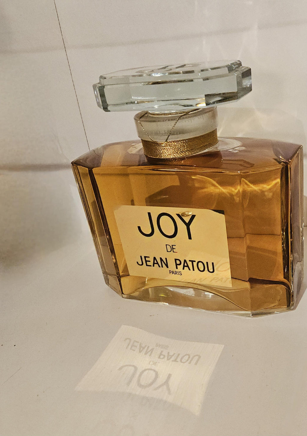 Vintage Joy De Jean Patou Large Factice "dummy" Store Display Bottle