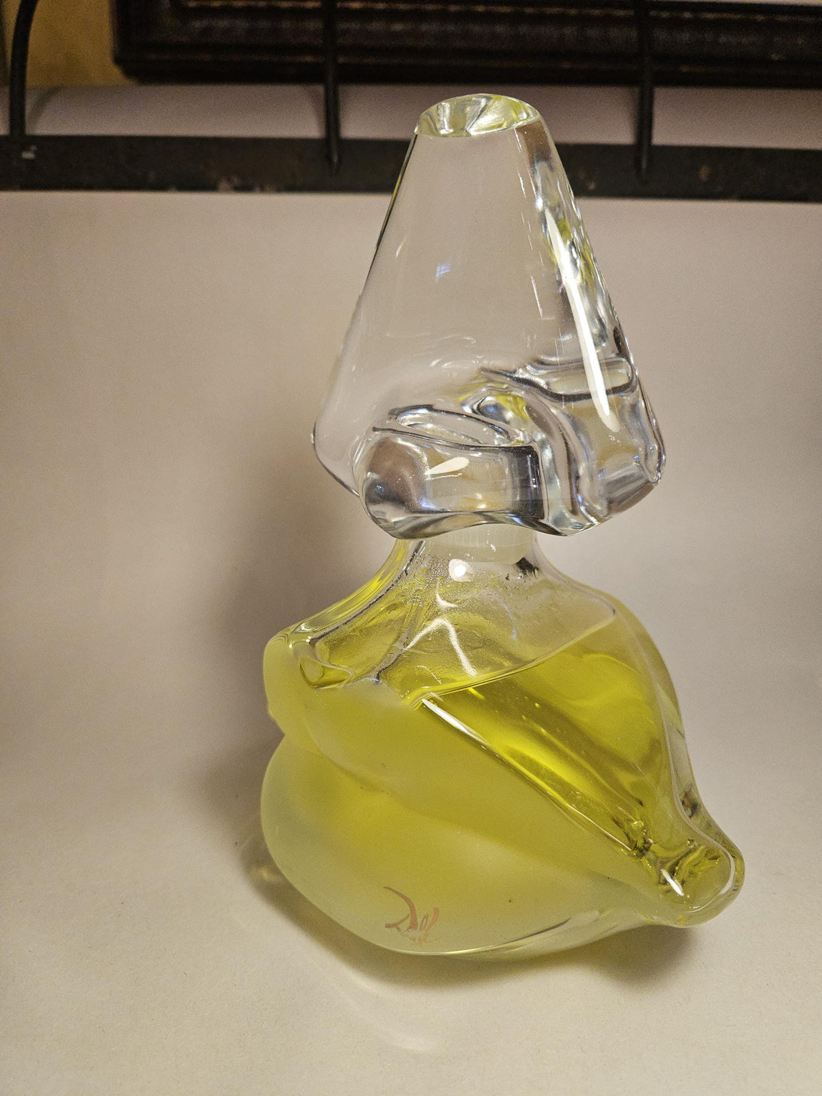 Giant Factice Dummy Salvador Dali Lips Nose Perfume Bottle 8 Inches high!