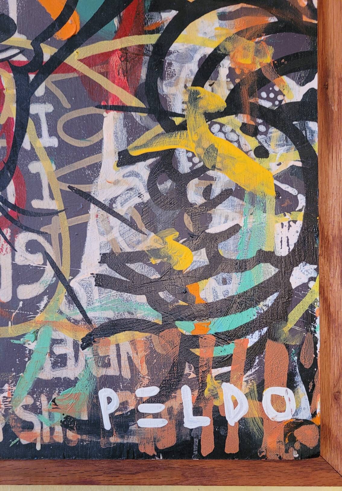 1990s Chris Peldo Original Acrylic Painting and Silkscreen for Absolute Vodka Series
