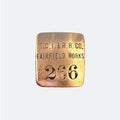 TCI & RR Co. Fairfield Works #266 employee badge collectible railroad badges
